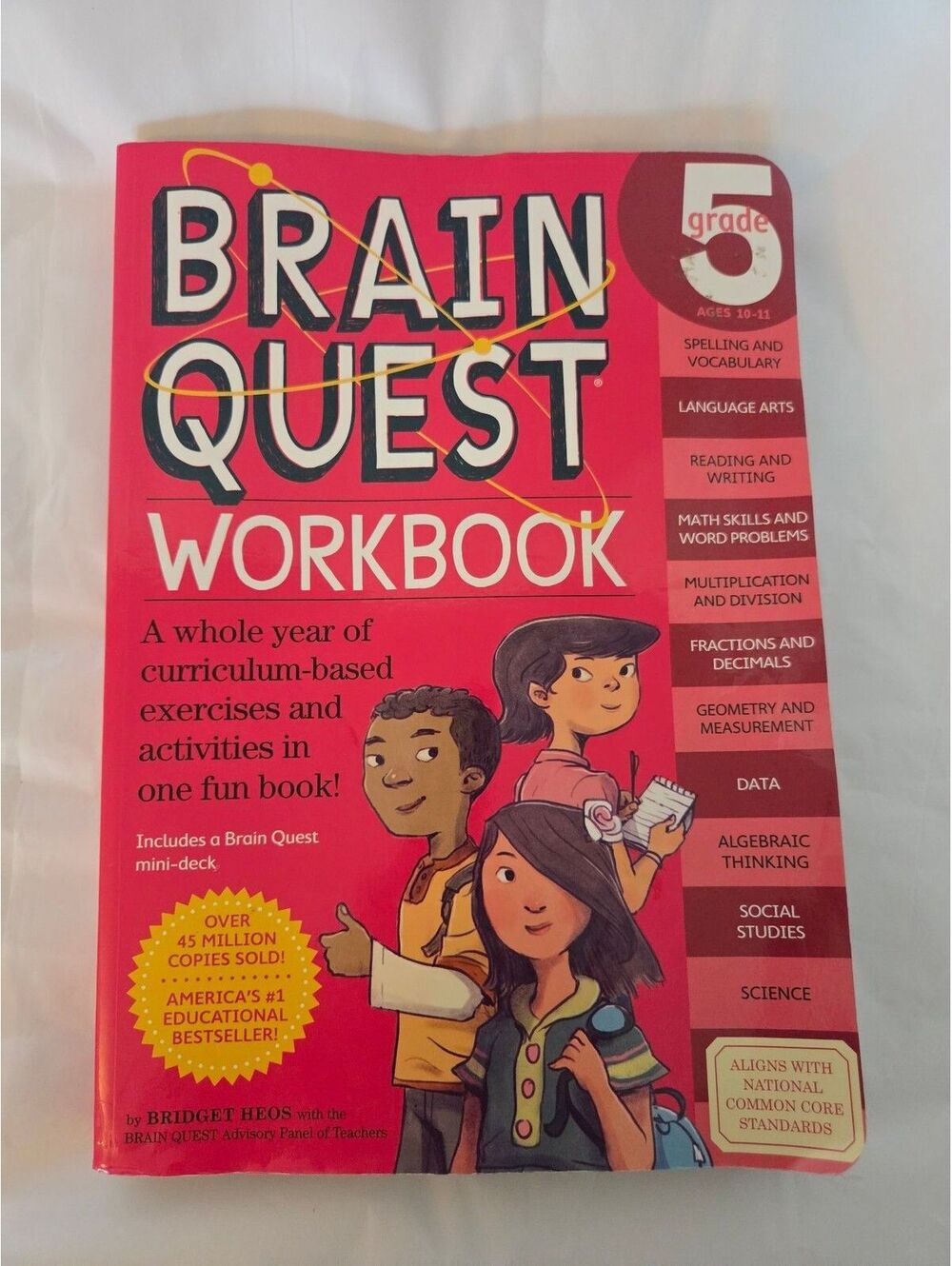 Brain Quest Workbook Grade 5 NWT- Curriculum-Based Educational Activity Book